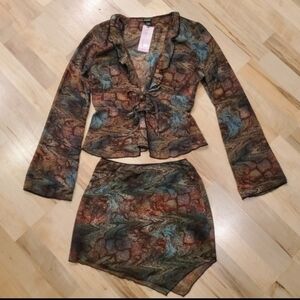 NWT Wild Fable Skirt and Blouse...selling as a set